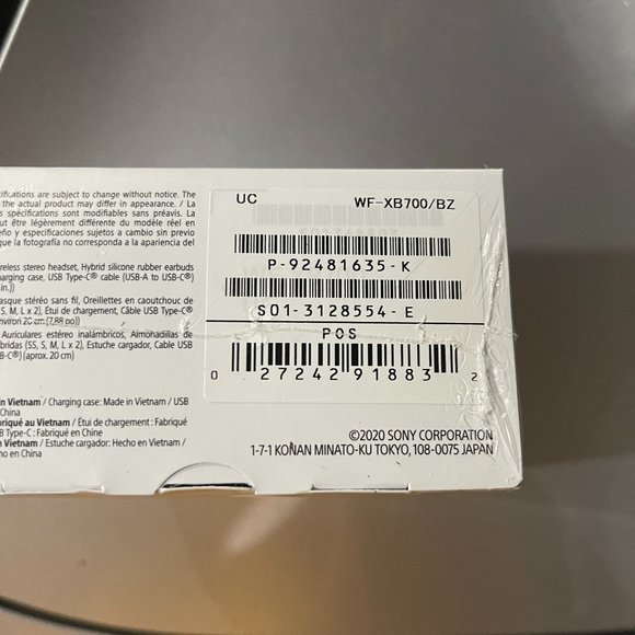 Sony WF-XB700 Extra Bass True Wireless Earbuds - Brand NEW / FACTORY SEALED!! -- - Picture 13 of 13